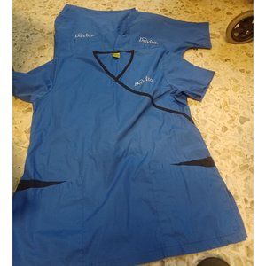 Fashion Seal Health Care Womens Scrub Tops Small Bundle of 3